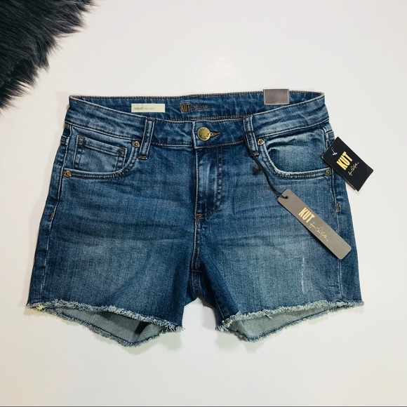 kut from the kloth gidget fray shorts